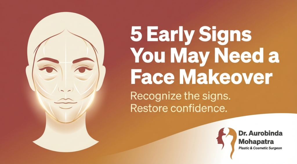 Early facial sagging and volume loss signs in adults