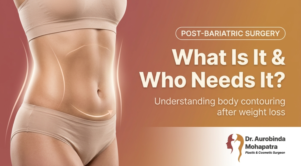 Post bariatric surgery body contouring results