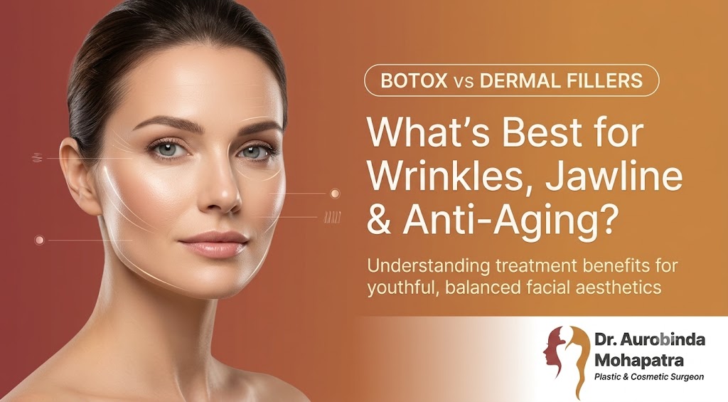 Botox vs dermal fillers comparison for wrinkles and anti-aging